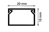 20X10 KABLO KANALI - Görsel 2