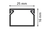 25X16 KABLO KANALI - Görsel 2