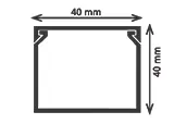 40X40 DELİKLİ KABLO KANALI - Görsel 3