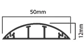 50X12 BALIK SIRTI KABLO KANALI - Görsel 2