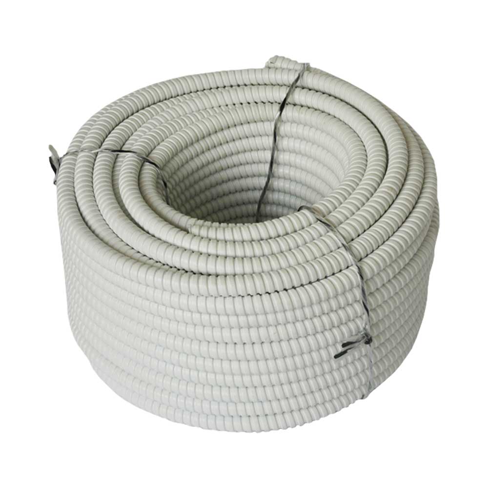 PVC İzoleli Çelik Sprial Boru Gri